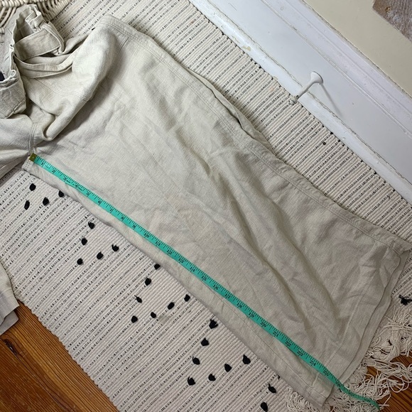 BLANKNYC Linen Paperbag Waist Crop Taupe Pants - Picture 7 of 8